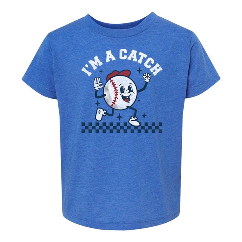 I’m A Catch Tee|2T|3T|4T|5T|Youth Small|True Royal Blue