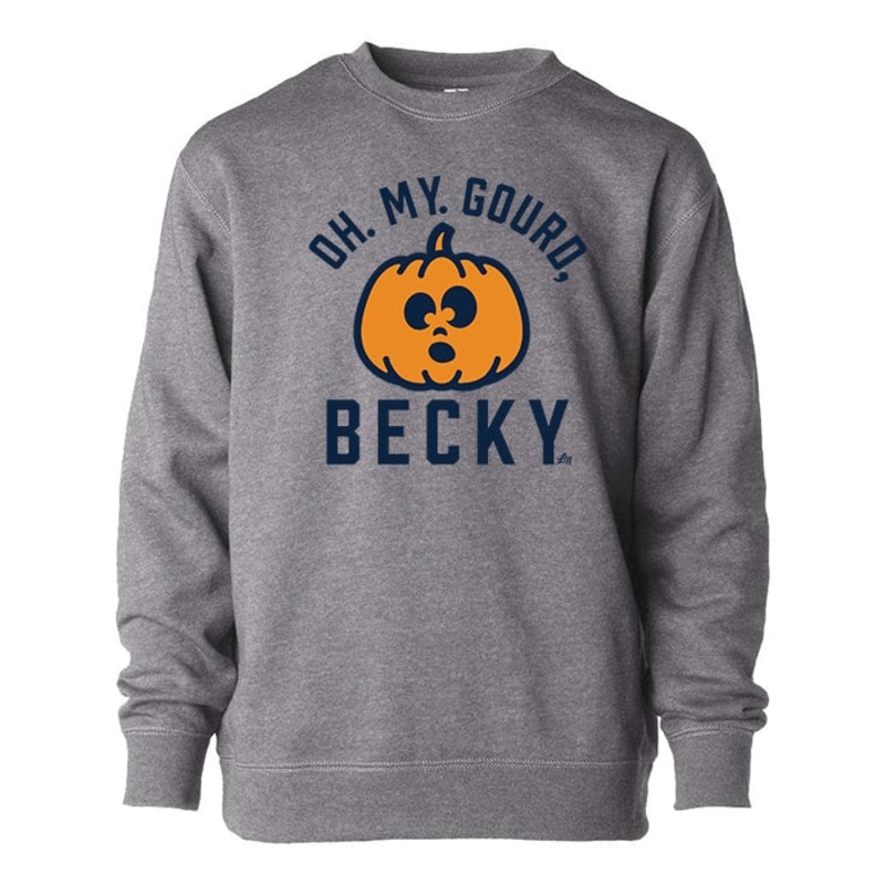 Oh My Gourd Becky Crewneck|2T|4T|5/6T|Grey