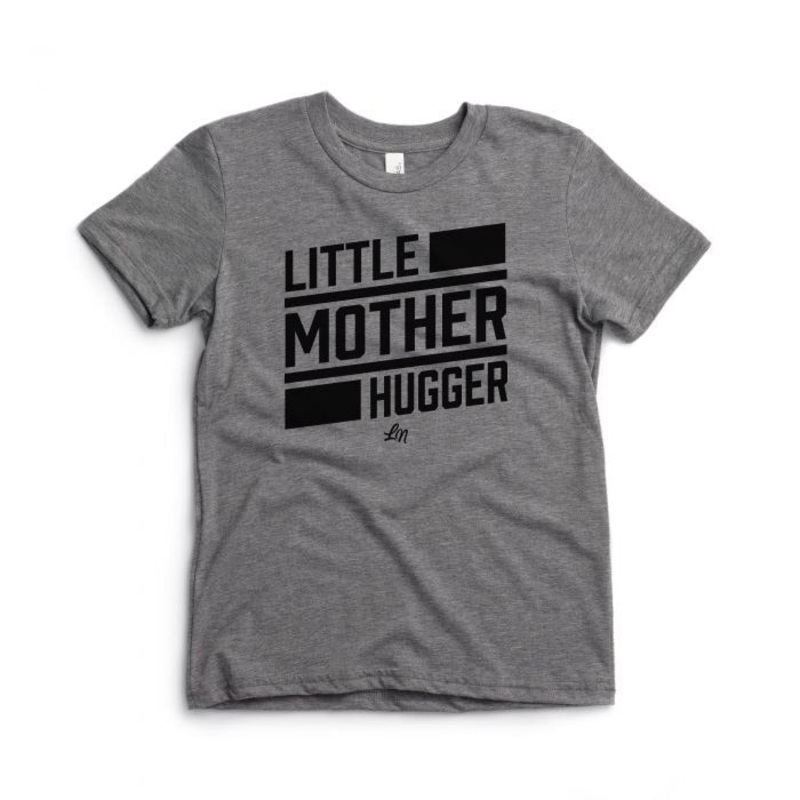 Little Mother Hugger Tee|3-6 months|6-12 months|12-18 months|18-24 months|2T|3T|4T|5T|Youth Small|Heather Grey