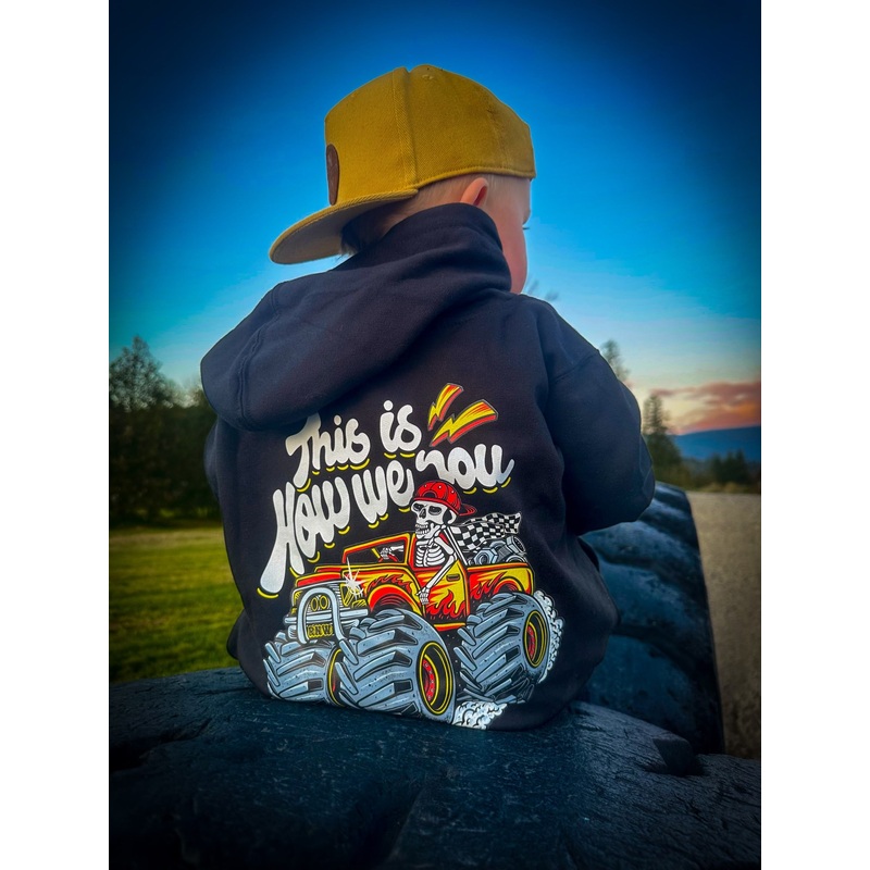 This is How We Roll Hoodie|12 Month (Zip Up)|18 Month (Zip Up)|2T|4T|5/6|Youth Small 6/7|Youth Medium 8|Youth Large