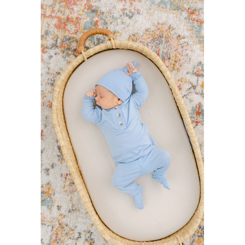 Baby Outfit Set- Baby Blue|Newborn-3 m (hat included)|3-6 mo|6-12 mo