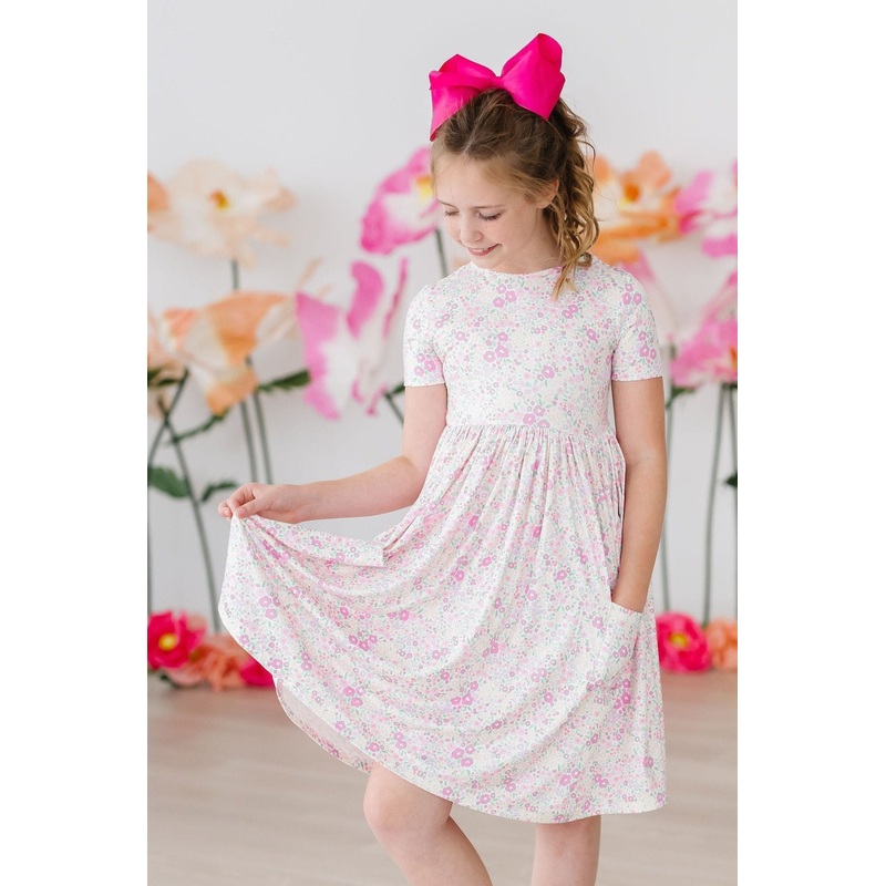 Blooming Beauty S/S Pocket Twirl Dress