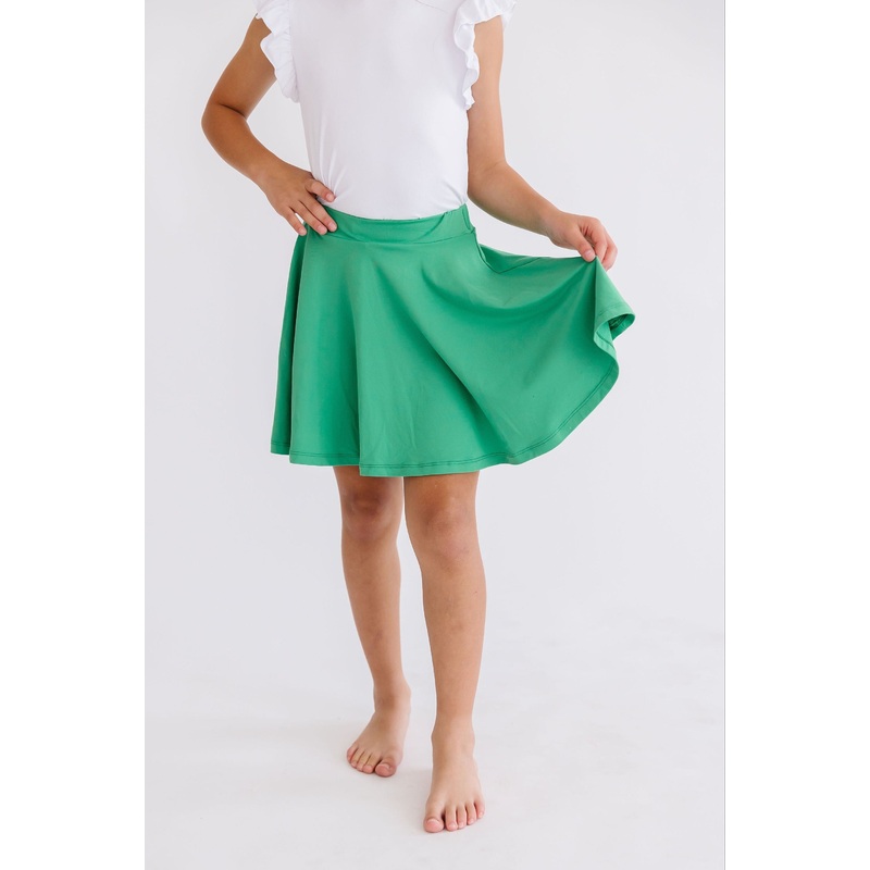 Kelly Green Twirl Skort|6-12M|12-24M|2T|3T|4T|5/6|7/8|9/10