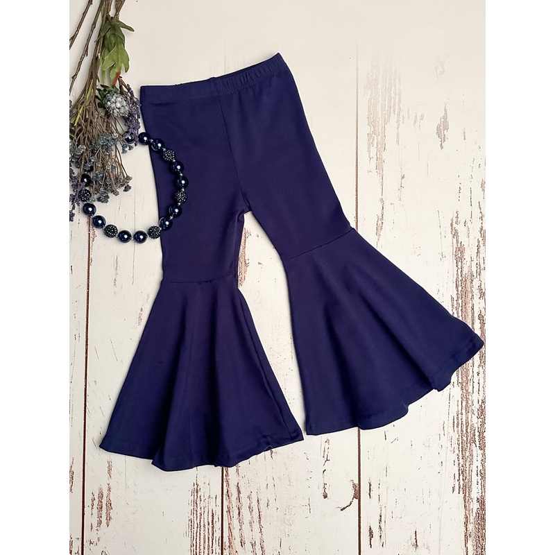 Navy Bell Bottom Pants|12m|18m|2T|3T|4T|5T|6y|8y|10y|12y