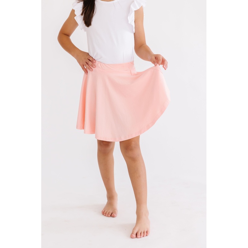Peach Twirl Skort|6-12M|12-24M|2T|3T|4T|5/6|7/8|9/10