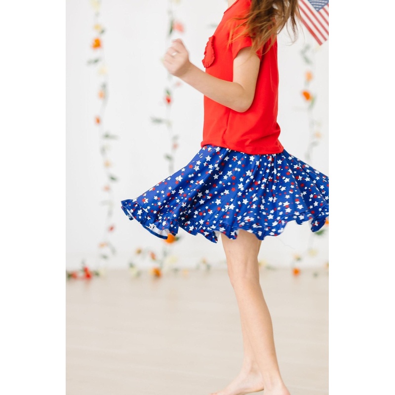 Star Bright Ruffle Twirl Skort