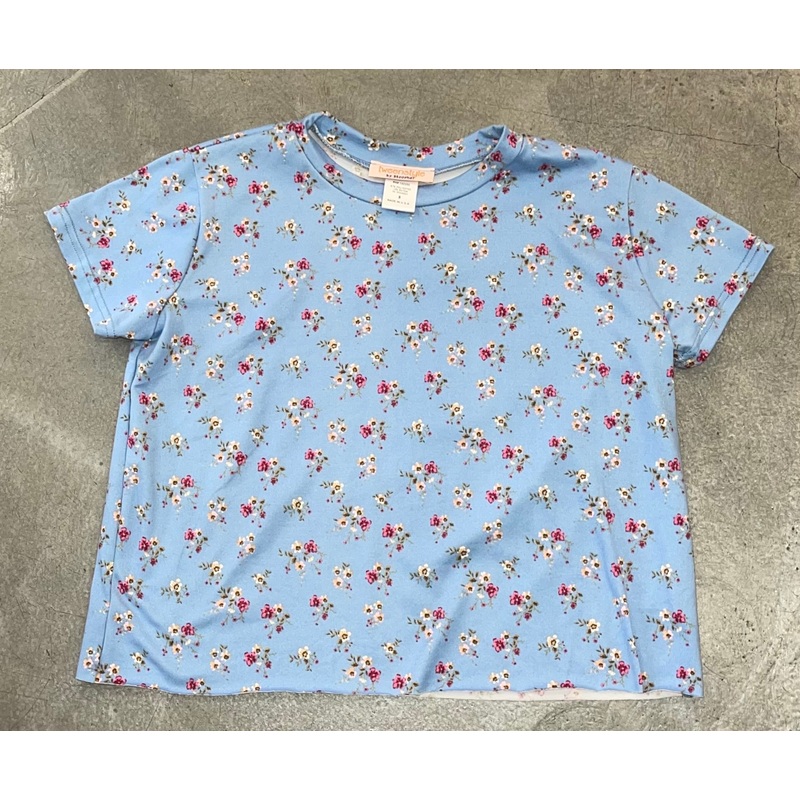 Tweenstyle – Denim Floral Boxy Tee