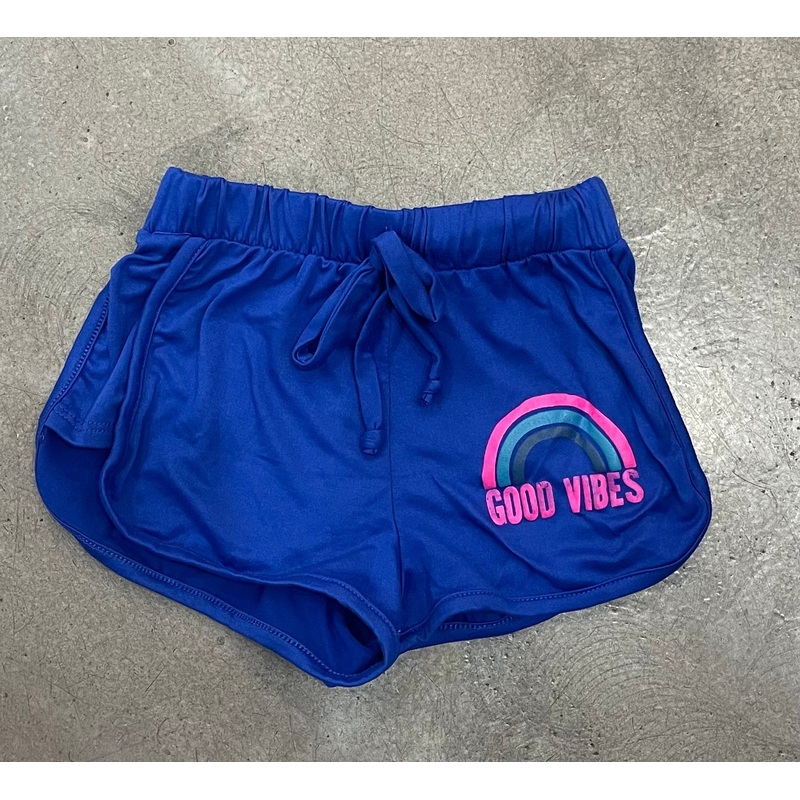 Tweenstyle – Good Vibes Shorts – Royal/Pink
