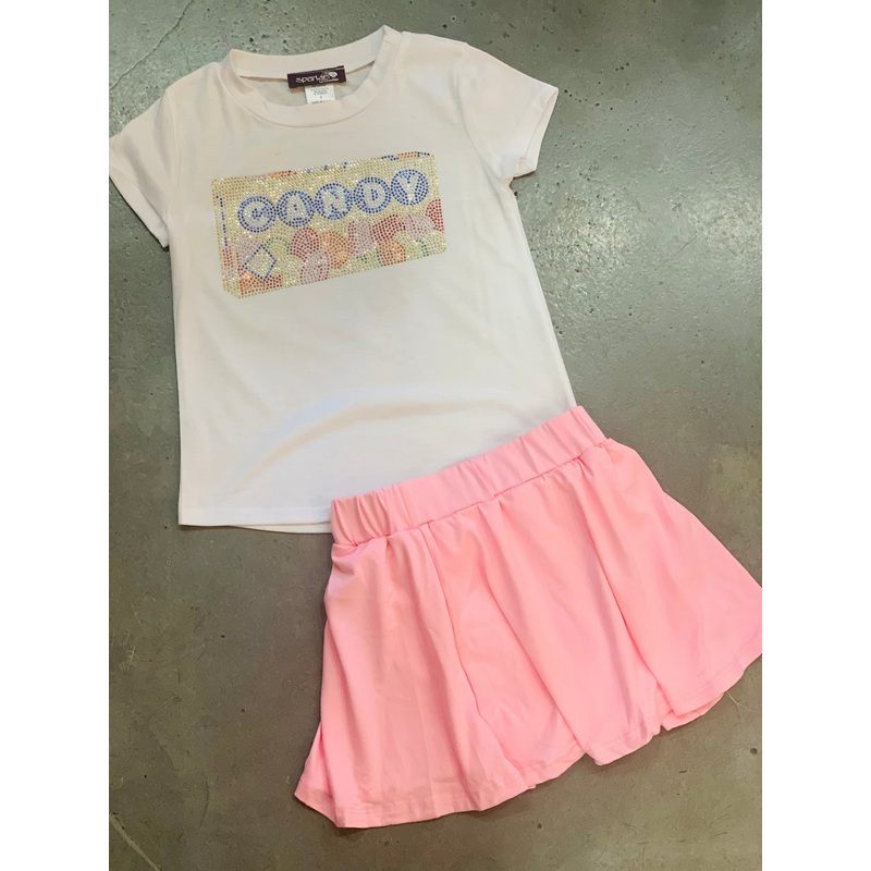 Tweenstyle – Light Pink Skort|4|5|6|6x