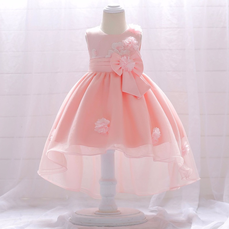 Trailing Tutu Formal Baby Dress