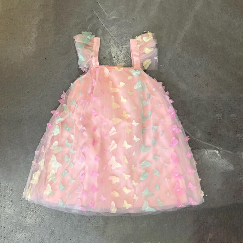 Tweenstyle by Stoopher – Pink Butterfly Dress