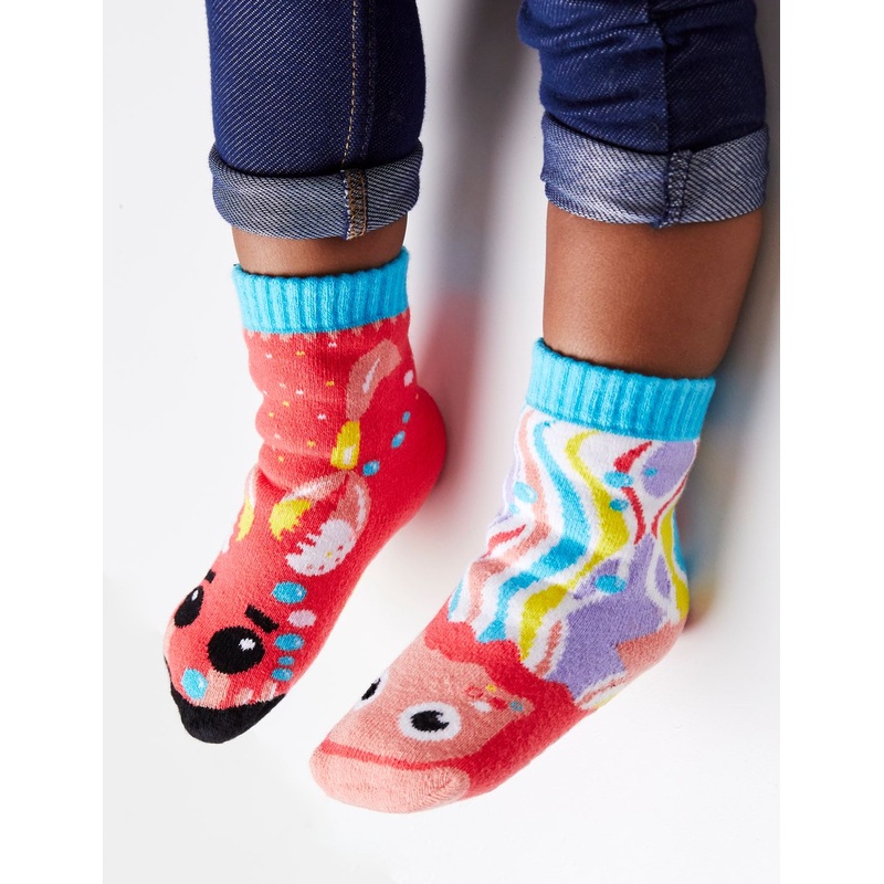 KIDS CRAB & JELLYFISH NO SLIP SOCKS