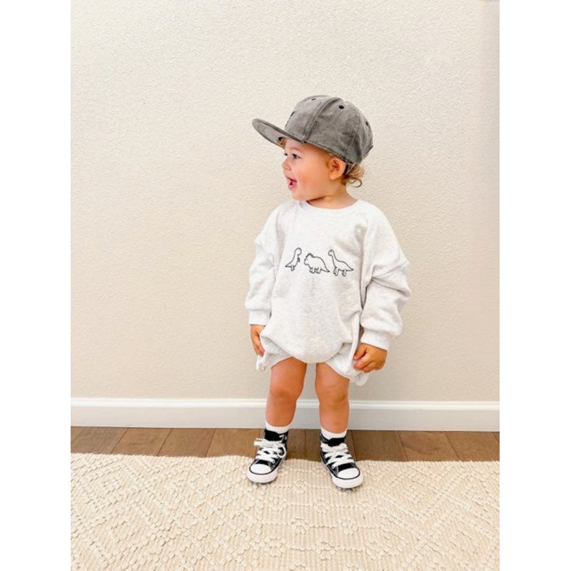 Dino Bubble Romper|6/12M|12/18M|18/24M|0/6M|2/3T