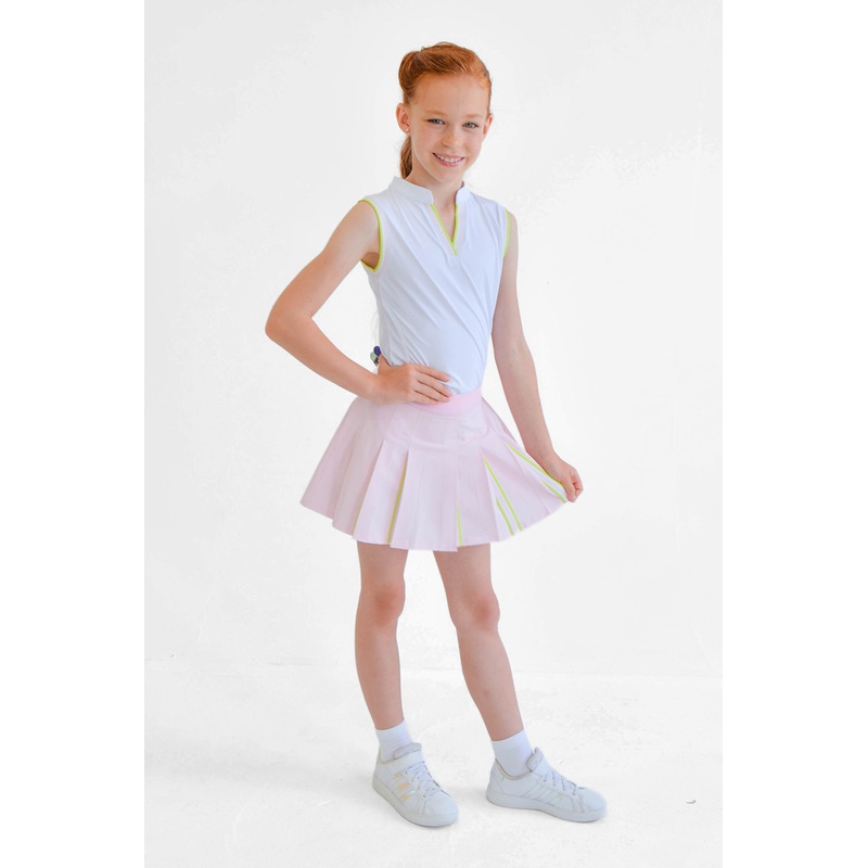 Ember Youth Girls’ Skort|Light Pink|Small (Ages: 5-6)|Medium (Ages: 7-8)|Large (Ages: 9-10)|X-Large (Ages: 11-12)|Teen (Ages: 13-14)