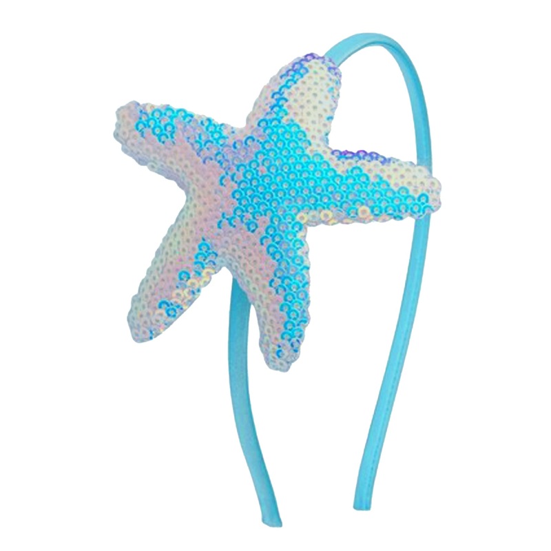 Aqua Sequin Headband