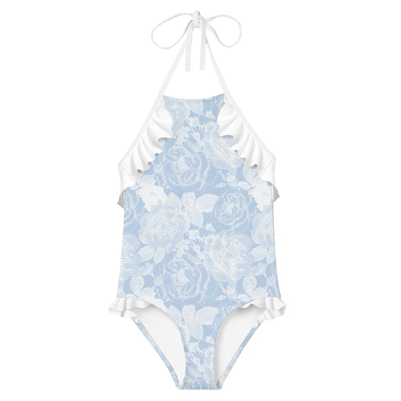Rose Ruffle Swimsuit|4y|5y|6y|7y|8y|10y