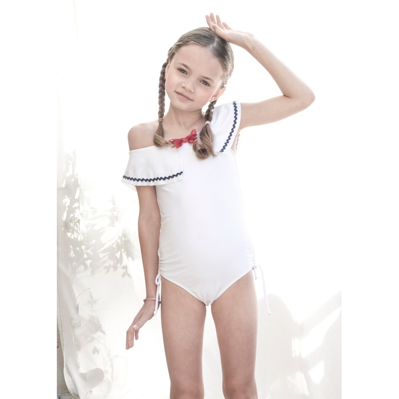 Sailor Inspired Swimsuit|4y|6y|8y|10y|12y|14y