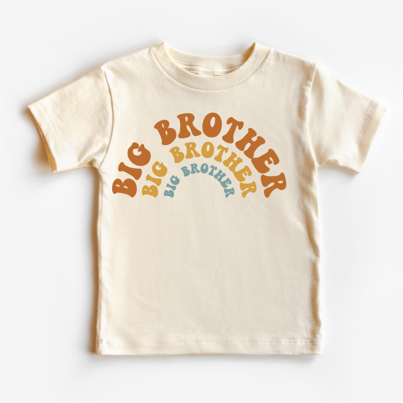 Retro Big Brother Siblings Family Shirt – Brother Tee