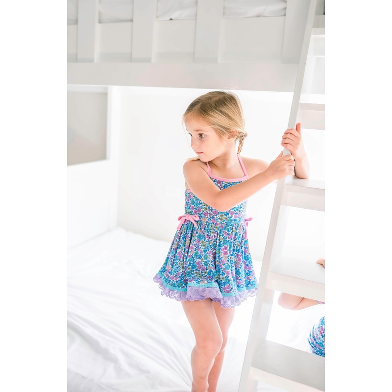 Retro Floral Tank Comfort Set|18m|2T|3T|4T|5Y|6Y|7Y|8Y|10Y|12Y|14/16Y