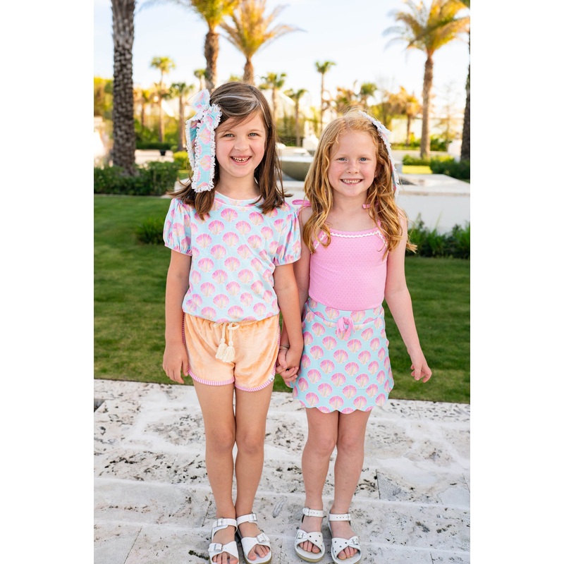 Serene Seashell Shirt & Short Set