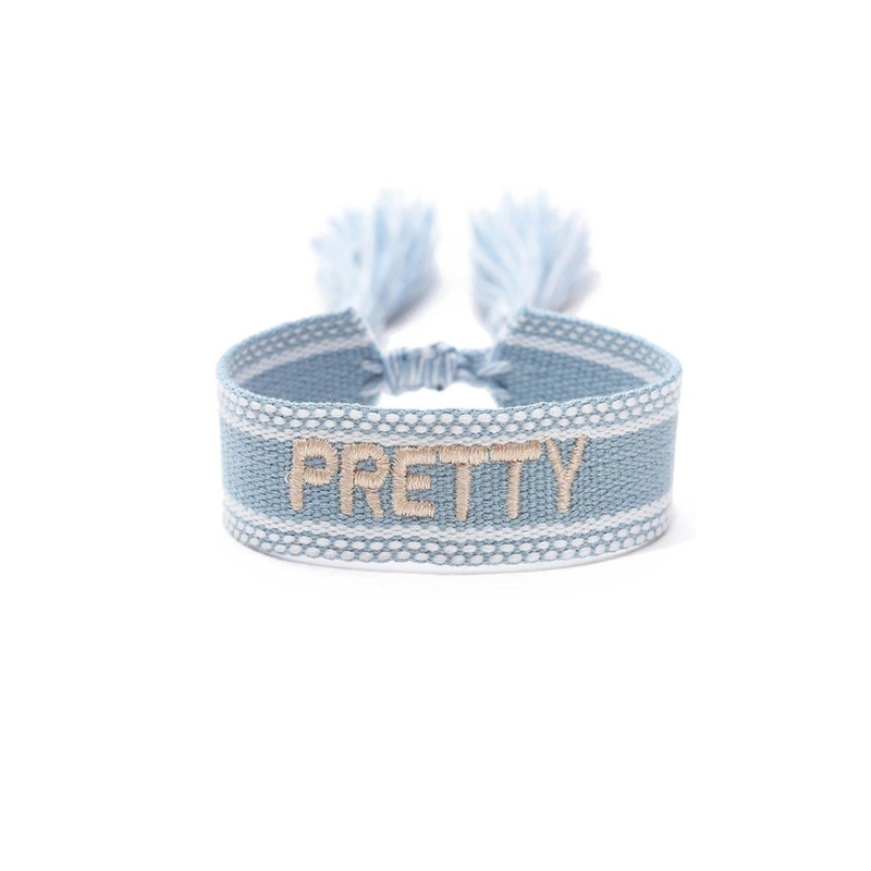 Friendship Bracelet Pretty in Light Blue