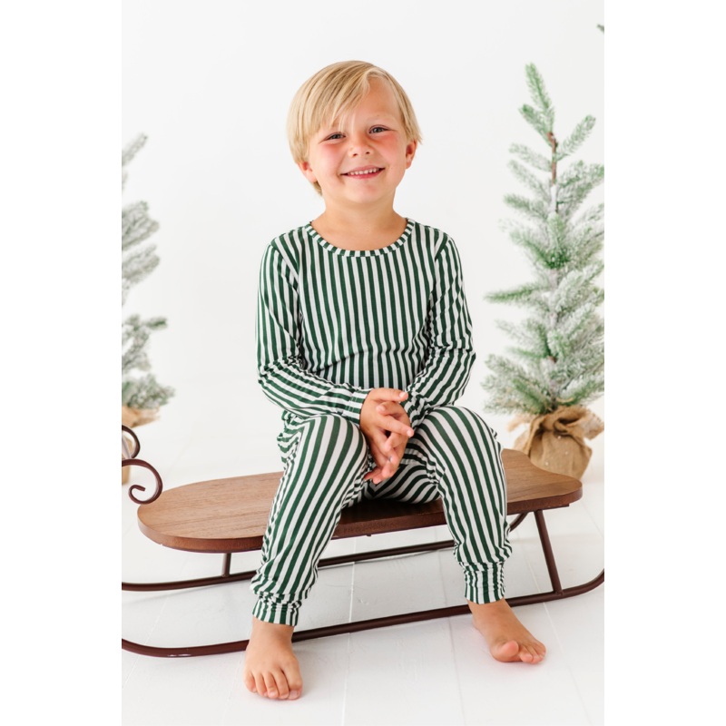 Green Stripes | BOYS JOGGER SET