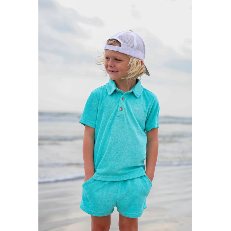Lanier Bamboo Terry Set – Teal