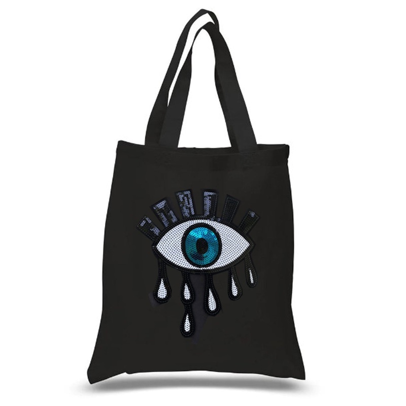Looking at You Black Tote Bag