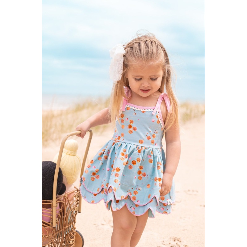Mermaid Magic Scallop Tunic Set