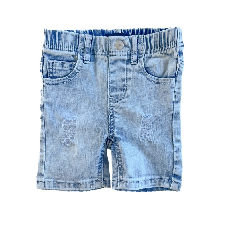 DENIM SHORTS – LIGHT WASH|6 Years|6-12 months|12-24 months|2T|3T|4T|5T