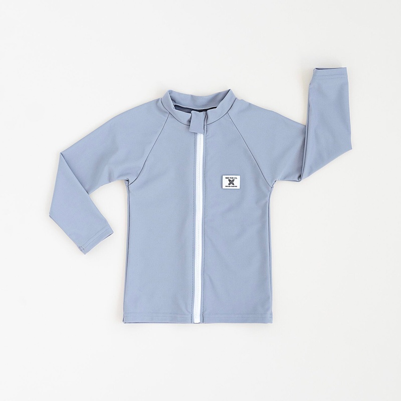 RASHGUARD SHIRT – GRAY|6-12 months|12-24 months|2-3T|3-4T|4-5T|6-7 Years