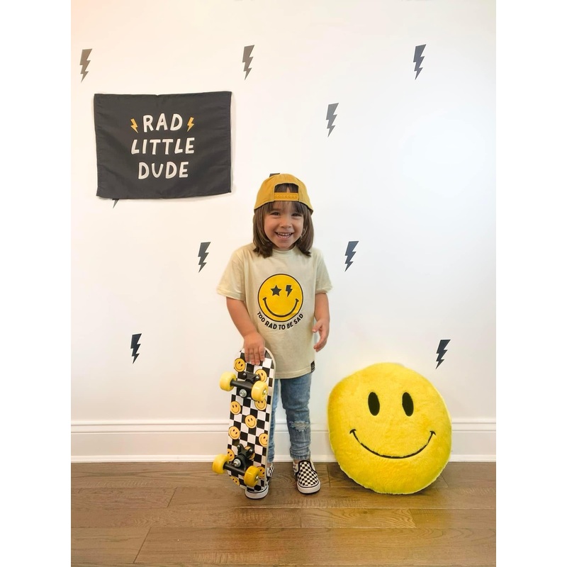 Too Rad to be Sad|12/18|18/24|2T|3T|4T|5T|Youth Small (6/7)|Youth Medium (8/10)