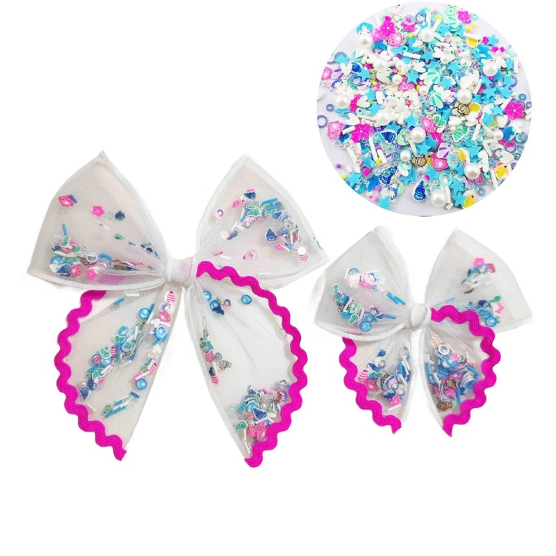Tropical Paradise Shaker Bow|Large