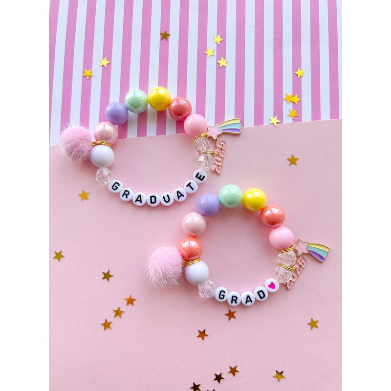 2025 Reach for the Stars Graduation Charm Bracelet