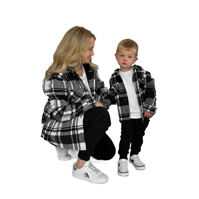 ADULT – HOODED FLANNEL JACKET – CLASSIC