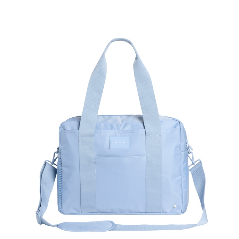 Jordan Diaper Tote|Ice Blue