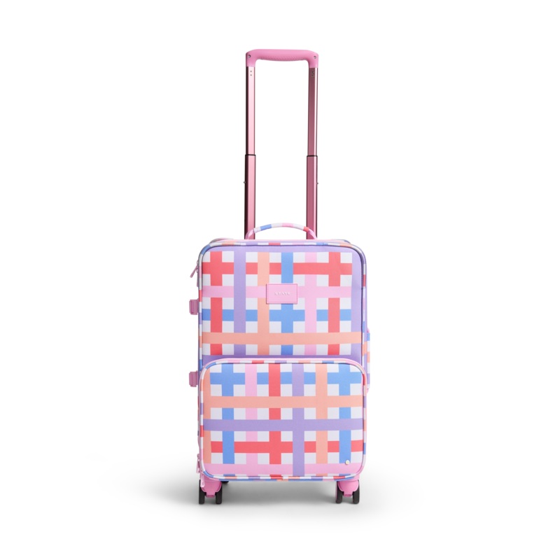 Logan Carry-On Suitcase|Multi Plaid