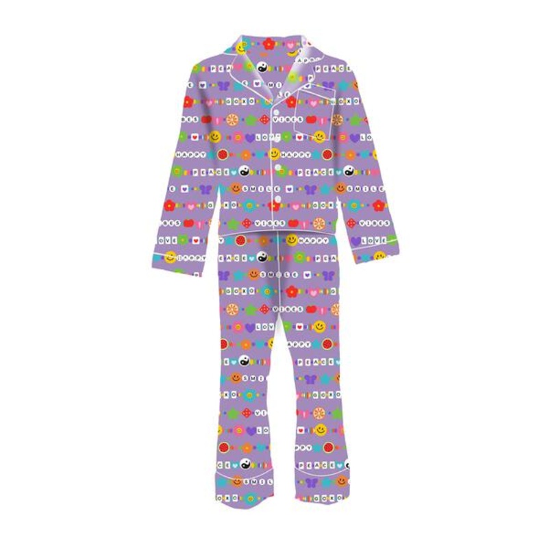 Tweenstyle by Stoopher – Friendship Bracelets Silky Loungewear Set