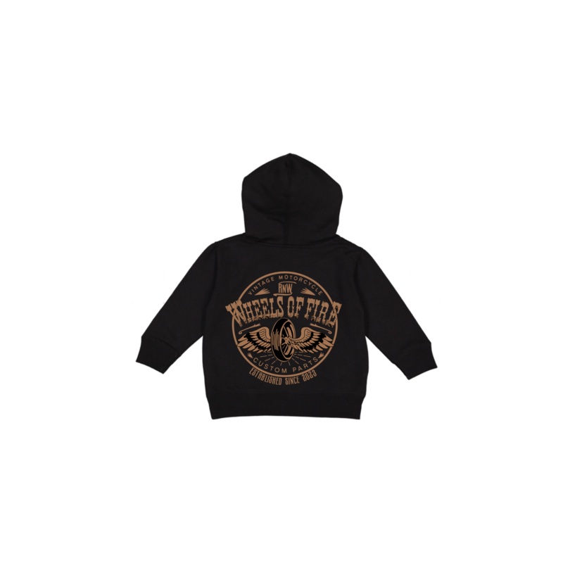 Wheels of Fire Hoodie|12 Month (Zip Up)|18 Month (Zip Up)|2T|4T|5/6|Youth Small 6/7|Youth Medium 8|Youth Large