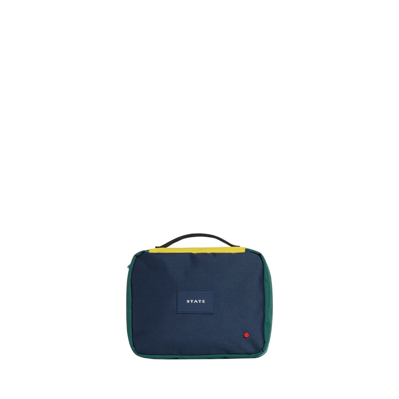 Bensen Toiletry Kit|Green/Navy