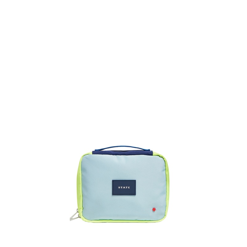 Bensen Toiletry Kit|Navy/Neon