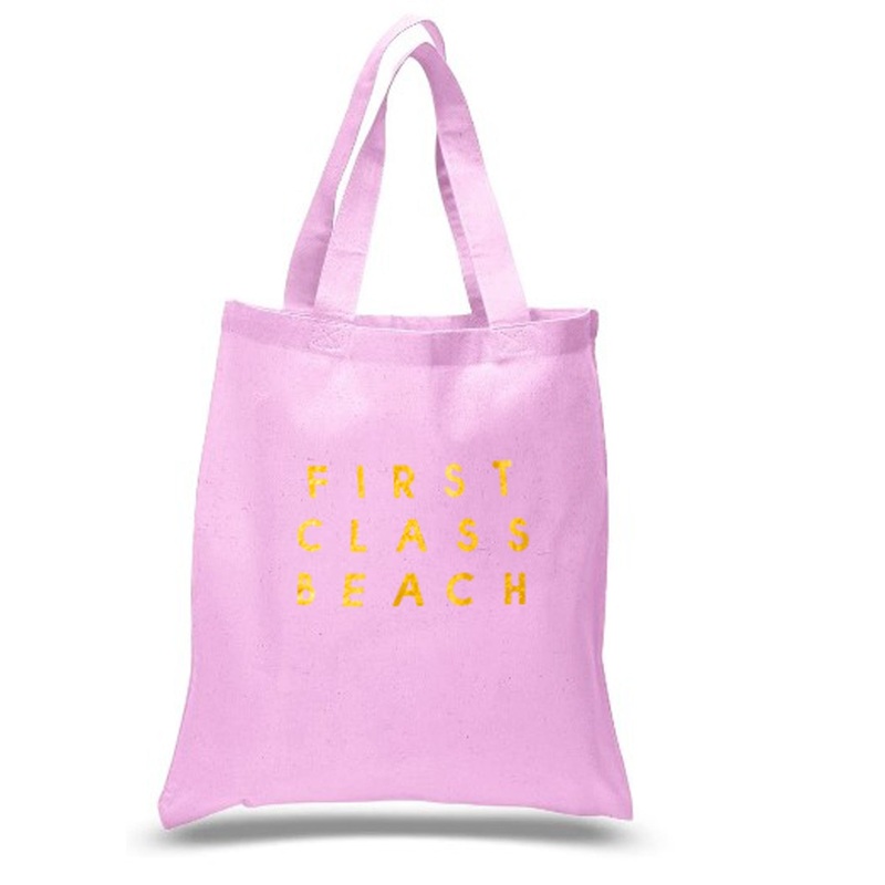First Class Beach Gold in Beach Bag