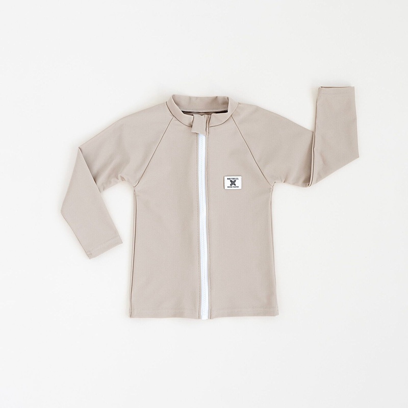 RASHGUARD SHIRT – SAND|6-12 months|12-24 months|2-3T|3-4T|4-5T