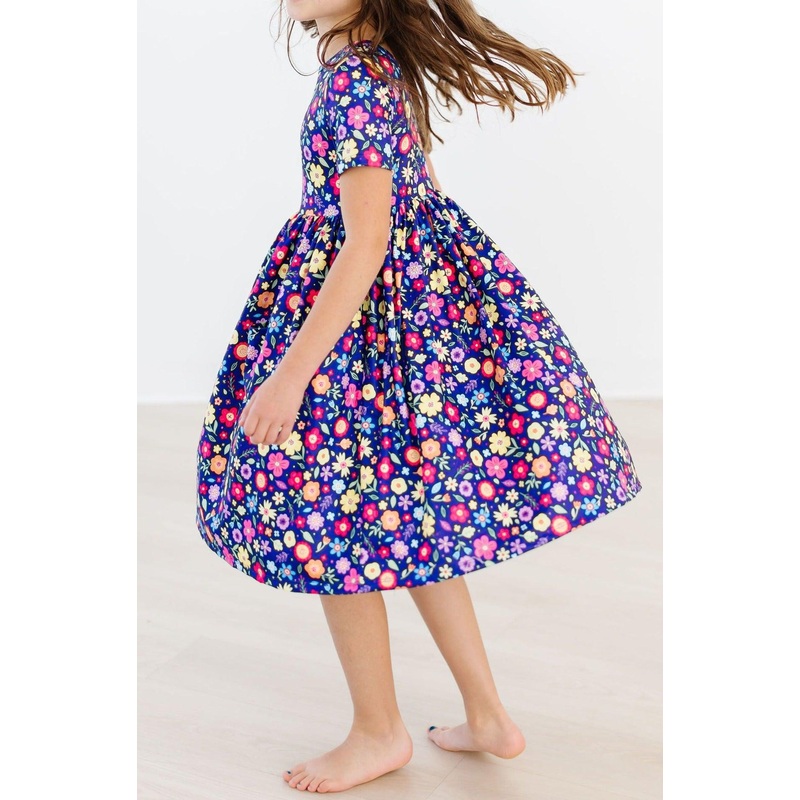 Pick a Posy S/S Pocket Twirl Dress