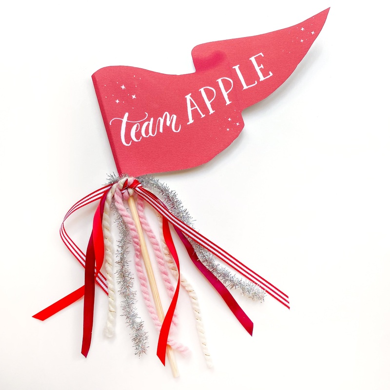 Team Apple Party Pennant