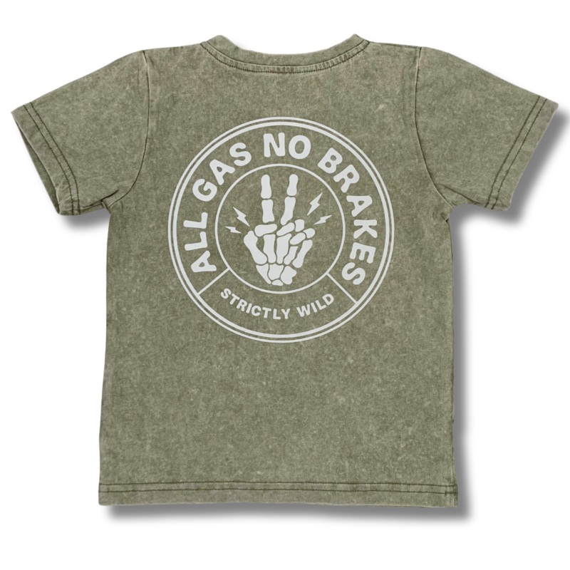 All Gas No Brakes T-Shirt|2T|3T|4T|5T|Youth Small|Youth Medium|Youth Large|Adult Small|Adult Medium|Adult Large|Adult X-Large|Adult XX-Large|Adult 3X-Large
