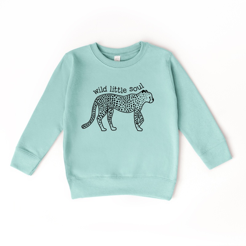 Wild Little Soul|2T|3T|4T|5T|7|Youth SM|Youth Med|Youth Lg|Pink|Light Grey|Teal|Lavender|Natural Heather