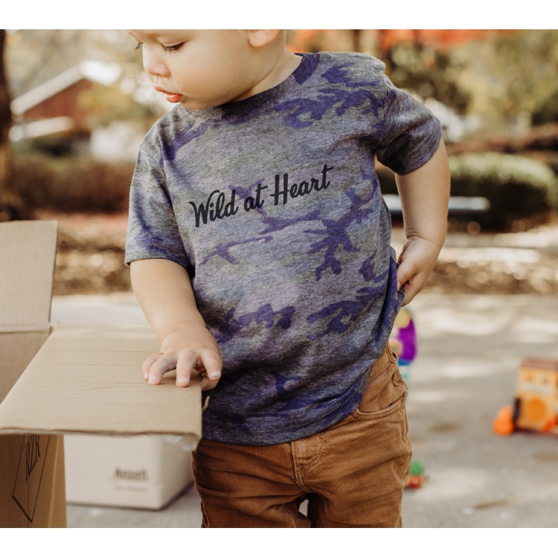 Wild at Heart|6 mo|12 mo|18 mo|2T|3T|4T|5/6|7|8/9|10/12|T-Shirt|Sweatshirt