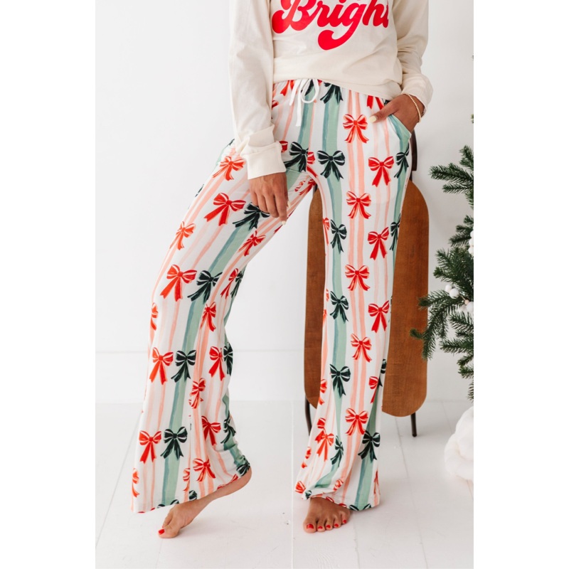 Bows | Womens PJ PANTS|X-SMALL (*SHIPS NOV 5-25th)|SMALL (*SHIPS NOV 5-25th)|MEDIUM (*SHIPS NOV 5-25th)|LARGE (*SHIPS NOV 5-25th)|X-LARGE (*SHIPS NOV 5-25th)|XX-LARGE (*SHIPS NOV 5-25th)|XXX-LARGE (*SHIPS NOV 5-25th)