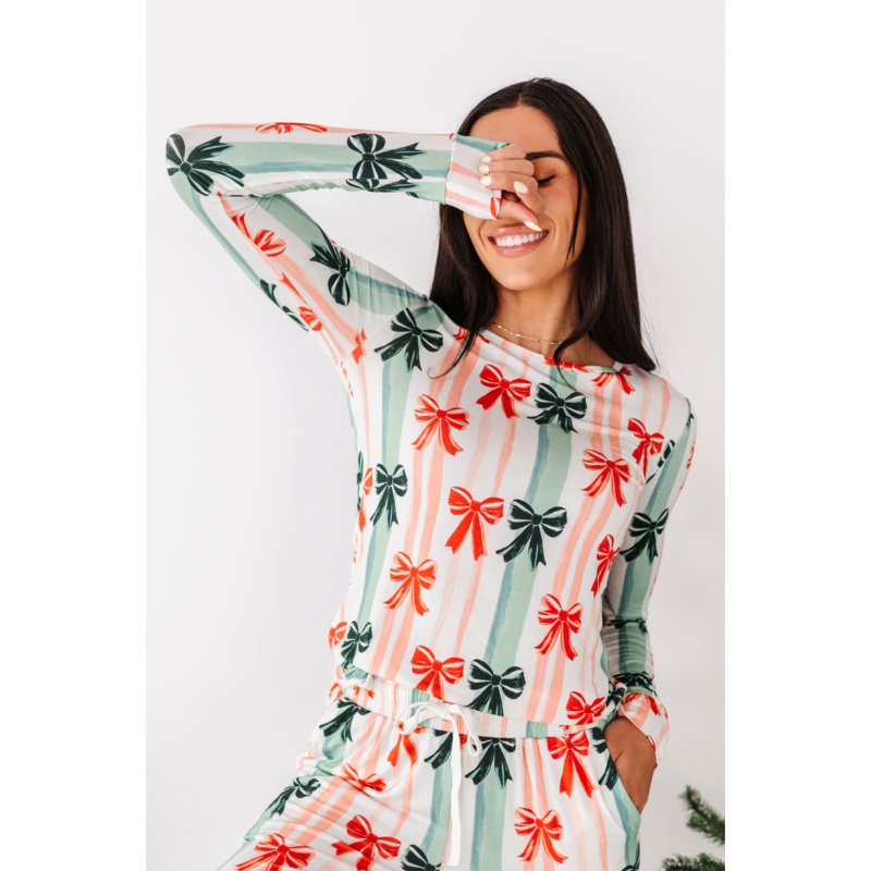 Bows | Womens PJ TOP|X-SMALL (*SHIPS NOV 5-25th)|SMALL (*SHIPS NOV 5-25th)|MEDIUM (*SHIPS NOV 5-25th)|LARGE (*SHIPS NOV 5-25th)|X-LARGE (*SHIPS NOV 5-25th)|XX-LARGE (*SHIPS NOV 5-25th)|XXX-LARGE (*SHIPS NOV 5-25th)